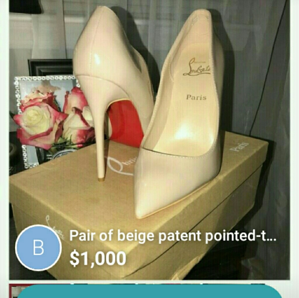 Brand new Christian Louboutin pointed toe heels